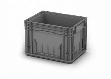 Пластиковый ящик  RL-KLT 4280 (серый) 396х297х280