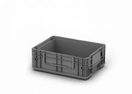 Пластиковый ящик  RL-KLT 4147 (серый) 396х297х147.5